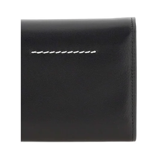Mm6 Maison Margiela Logo Embossed Wallet