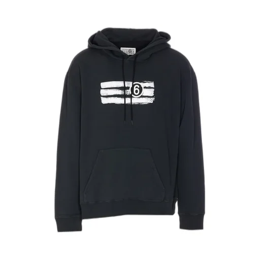 Mm6 Maison Margiela Numeric Drawstring Hoodie