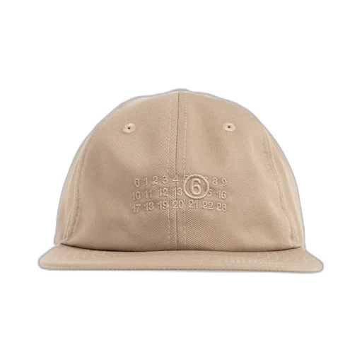 Mm6 Maison Margiela Logo Embroidered Baseball Cap