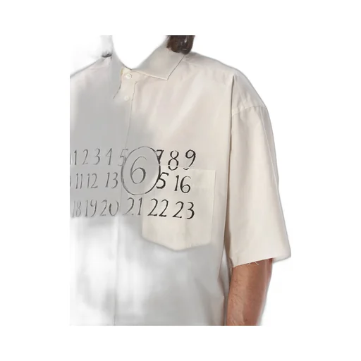 Mm6 Maison Margiela Asymmetric Poplin Shirt