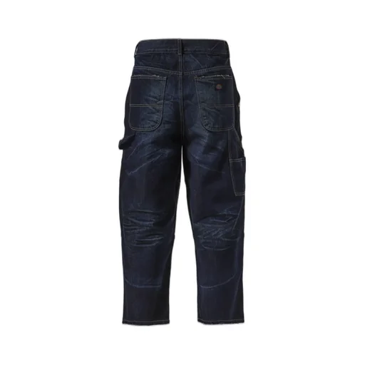Double Knee Denim Pants / Blu