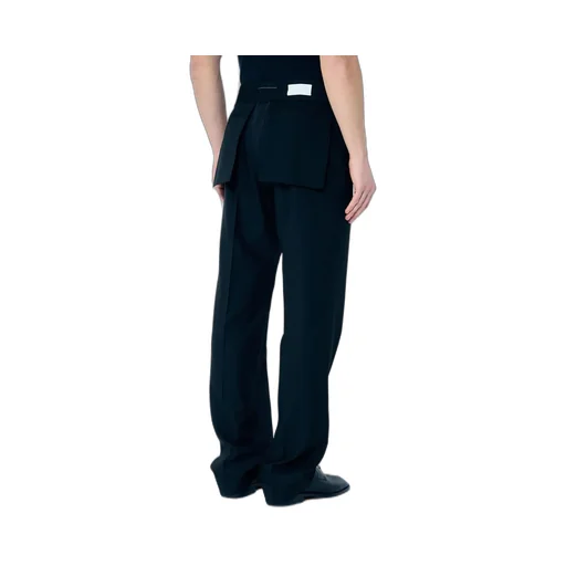 Mm6 Maison Margiela Numbers-Motif Straight-Leg Trousers