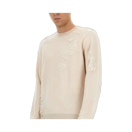 Mm6 Maison Margiela Distressed Knitted Jumper