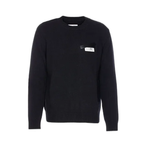 Mm6 Maison Margiela Logo Patch Crewneck Jumper