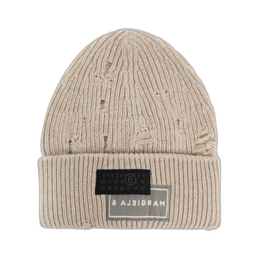Mm6 Maison Margiela Logo Patch Beanie