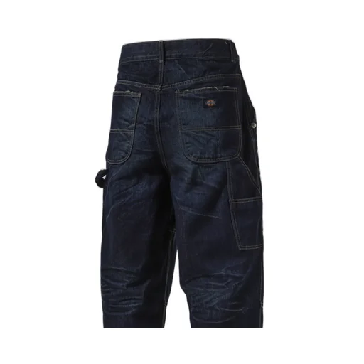 Double Knee Denim Pants / Blu