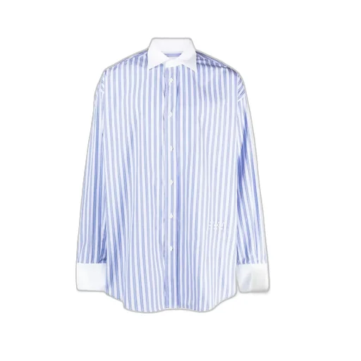 Mm6 Maison Margiela Striped Collared Shirt