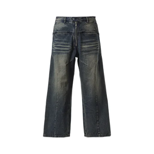 Front Zip Baggy Denim / D.Ind