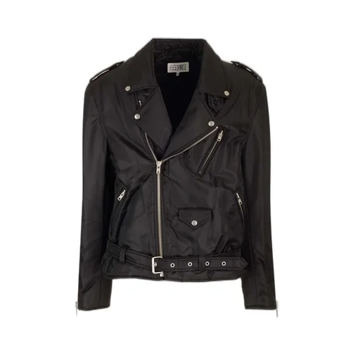 Mm6 Maison Margiela Zip-Up Belted Jacket