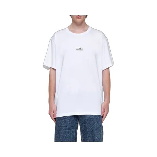 Mm6 Maison Margiela Logo Patch Crewneck T-Shirt