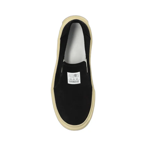 Mm6 Maison Margiela Logo Patch Slip-On Sneakers
