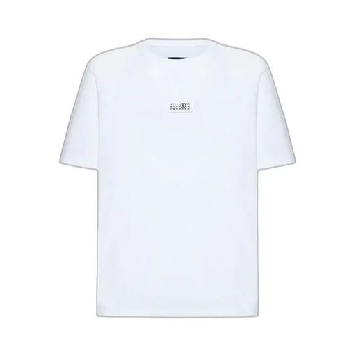 Mm6 Maison Margiela Logo Patch Crewneck T-Shirt
