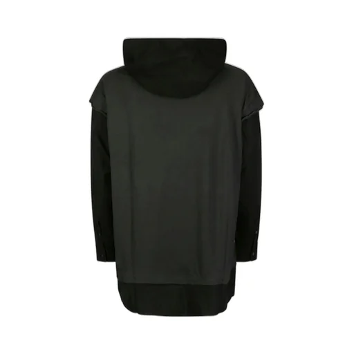 Mm6 Maison Margiela Long Sleeved Layered Hoodie