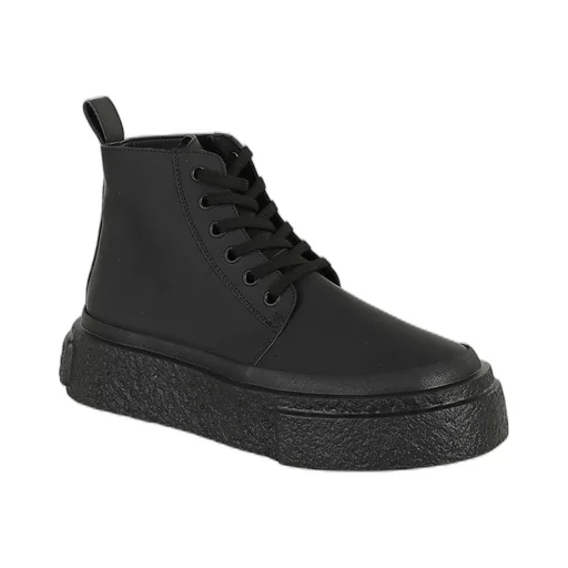 Mm6 Maison Margiela Round Toe Lace-Up Sneakers