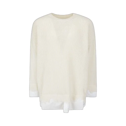 Mm6 Maison Margiela Distressed Knitted Jumper