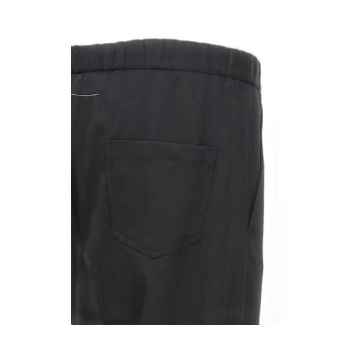 Mm6 Maison Margiela Mid-Rise Drawstring Trousers