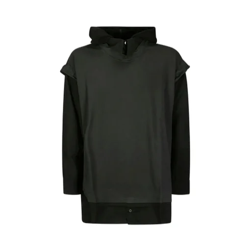 Mm6 Maison Margiela Long Sleeved Layered Hoodie