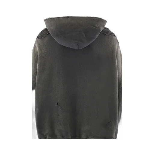 Hoodie/Dbl-Fc Zip / Blk