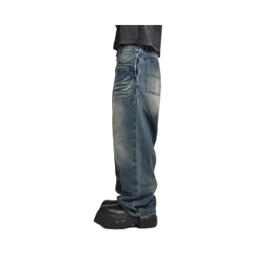 Front Zip Baggy Denim / D.Ind