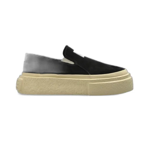 Mm6 Maison Margiela Logo Patch Slip-On Sneakers