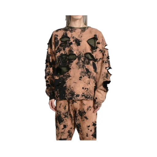 Distressed Crewneck / Sand