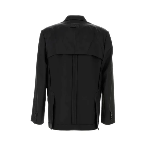 Mm6 Maison Margiela Single-Breasted Long-Sleeved Jacket