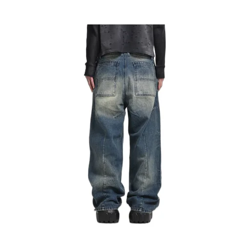 Front Zip Baggy Denim / D.Ind