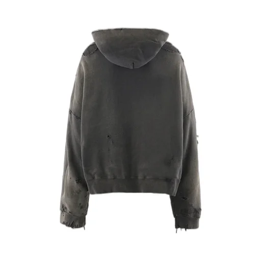 Hoodie/Dbl-Fc Zip / Blk