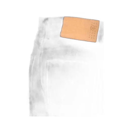 Mm6 Maison Margiela Logo-Patch Wide-Leg Jeans