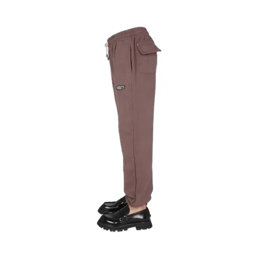 Mouty Logo Patch Drawstring Jogging Pants