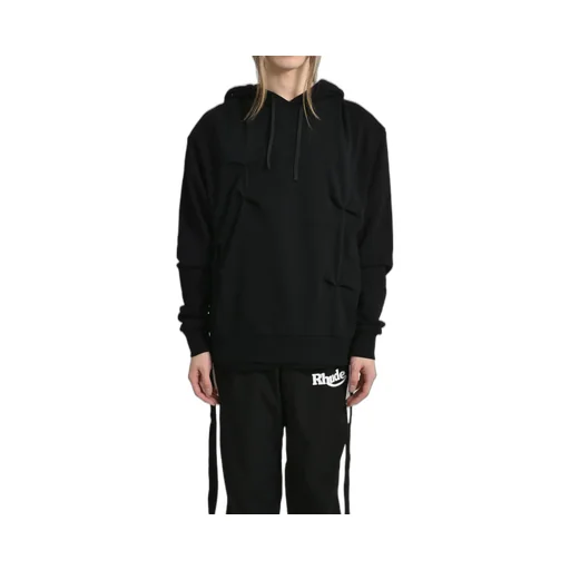 Multi Rivet Hoodie / Black