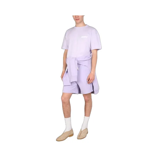 Mouty Logo Embroidered Bermuda Shorts