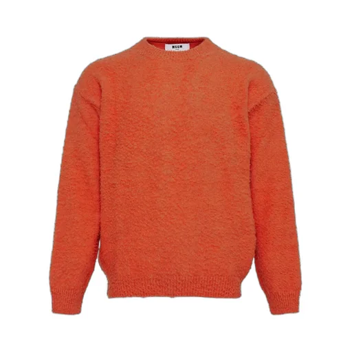 Msgm Long Sleeve Crewneck Jumper