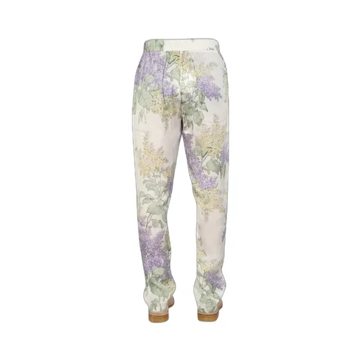 Mouty Floral Print Drawstring Pants