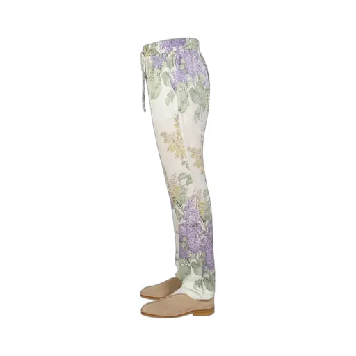 Mouty Floral Print Drawstring Pants