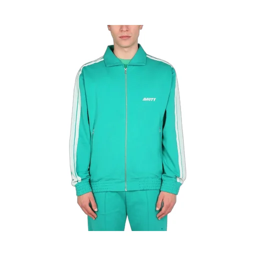 Mouty Logo Embroidered Zipped Jacket