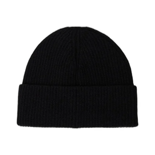 Msgm Logo Patch Ribbed-Knit Beanie