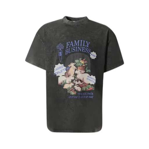 Msgm Family Business Print T-Shirt