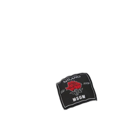 Msgm Logo Patch Ribbed-Knit Beanie