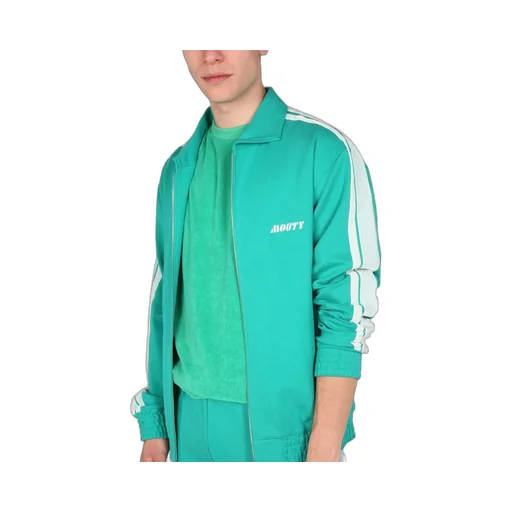Mouty Logo Embroidered Zipped Jacket