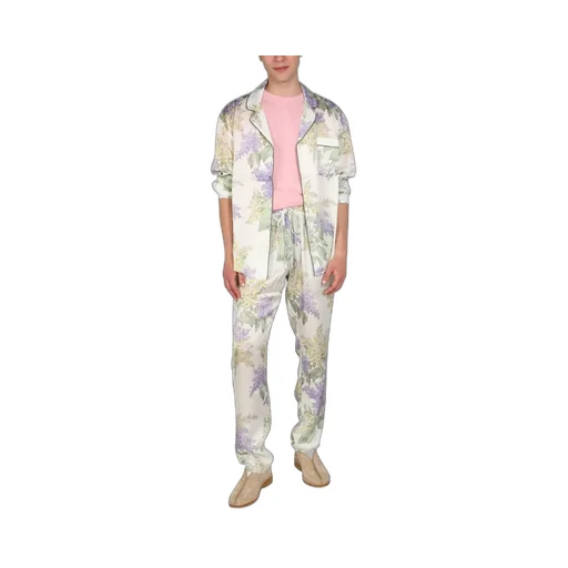 Mouty Floral Print Drawstring Pants
