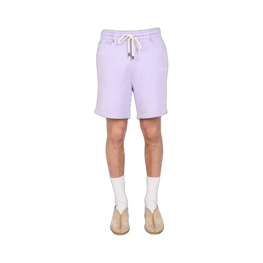 Mouty Logo Embroidered Bermuda Shorts