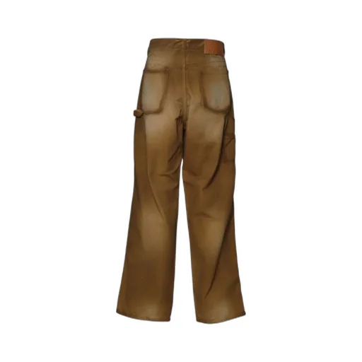 Msgm Spray-Effect Denim Trousers