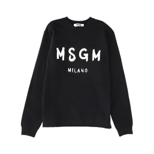 Msgm Logo Printed Crewneck Sweatshirt