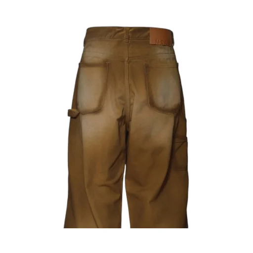Msgm Spray-Effect Denim Trousers