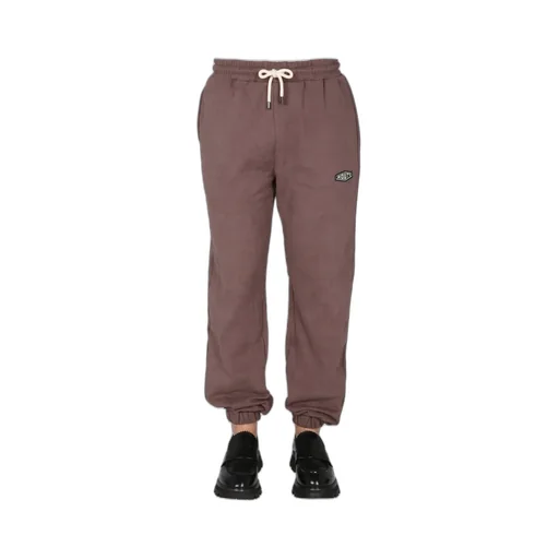 Mouty Logo Patch Drawstring Jogging Pants