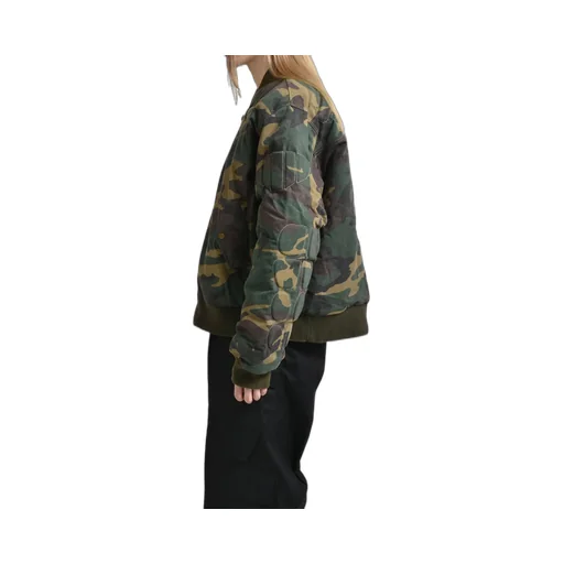 Camo Ma-1 Moto Jacket / Camo
