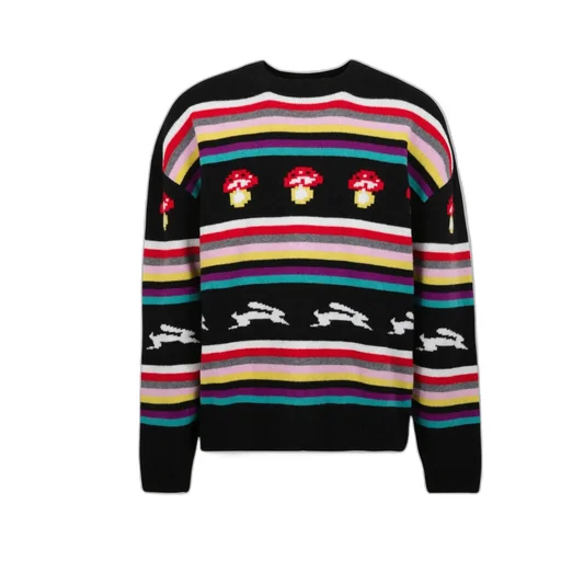 Msgm Jacquard Crewneck Jumper