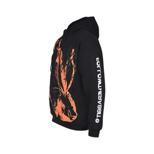 Msgm Sketched Bunnies Print Hoodie