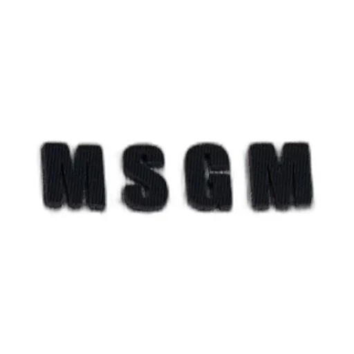 Msgm Logo Lettering Zipped Jacket